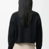 Anagram sweater in wool blend Black