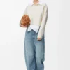 Anagram sweater in wool blend White Anagram sweater in wool blend White