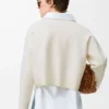 Anagram sweater in wool blend White Anagram sweater in wool blend White