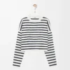 Anagram sweater in wool Off-white/Navy