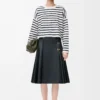 Anagram sweater in wool Off-white/Navy