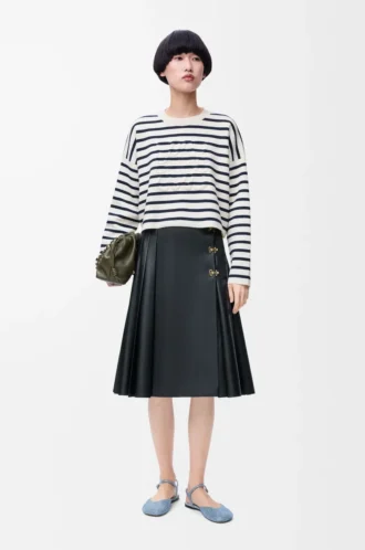 Anagram sweater in wool Off-white/Navy