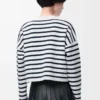 Anagram sweater in wool Off-white/Navy