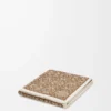Anagram towel in cotton Beige Anagram towel in cotton Beige