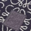 Anagram towel in cotton Navy Blue Anagram towel in cotton Navy Blue