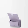 Anagram trifold wallet in pebble grained calfskin Dirty Mauve Anagram trifold wallet in pebble grained calfskin Dirty Mauve