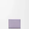 Anagram trifold wallet in pebble grained calfskin Dirty Mauve Anagram trifold wallet in pebble grained calfskin Dirty Mauve