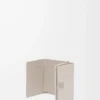 Anagram trifold wallet in pebble grained calfskin Light Ghost Anagram trifold wallet in pebble grained calfskin Light Ghost