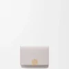 Anagram trifold wallet in pebble grained calfskin Light Ghost Grey Anagram trifold wallet in pebble grained calfskin Light Ghost Grey