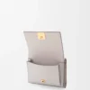 Anagram trifold wallet in pebble grained calfskin Light Ghost Grey Anagram trifold wallet in pebble grained calfskin Light Ghost Grey