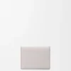 Anagram trifold wallet in pebble grained calfskin Light Ghost Grey Anagram trifold wallet in pebble grained calfskin Light Ghost Grey