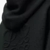 Anagram zip-up hoodie in wool Black Anagram zip-up hoodie in wool Black
