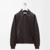 Aviator jacket in deerskin Oxblood Aviator jacket in deerskin Oxblood