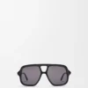 Aviator Slim sunglasses Black