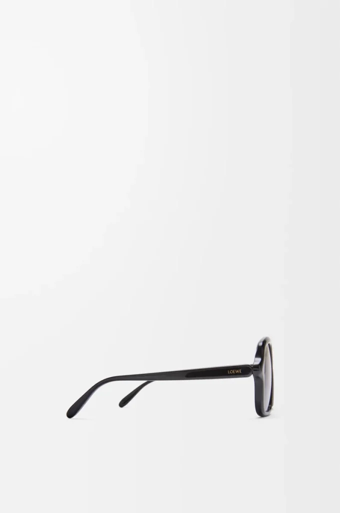 Aviator Slim sunglasses Black
