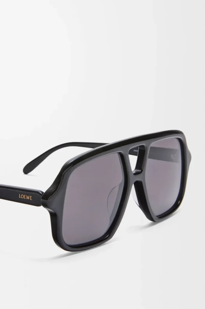 Aviator Slim sunglasses Black