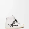 Ballet Runner 2.0 high-top in nylon and calfskin White/Black Ballet Runner 2.0 high-top in nylon and calfskin White/Black