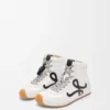 Ballet Runner 2.0 high-top in nylon and calfskin White/Black Ballet Runner 2.0 high-top in nylon and calfskin White/Black