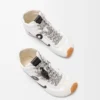 Ballet Runner 2.0 high-top in nylon and calfskin White/Black Ballet Runner 2.0 high-top in nylon and calfskin White/Black