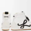 Ballet Runner 2.0 high-top in nylon and calfskin White/Black Ballet Runner 2.0 high-top in nylon and calfskin White/Black
