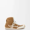 Ballet Runner 2.0 high-top in suede and shearling Tan/White Ballet Runner 2.0 high-top in suede and shearling Tan/White