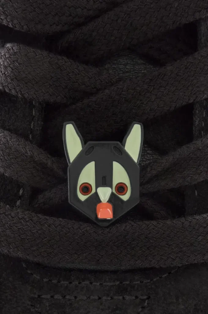 Ballet Runner 2.0 in nylon and calfskin Black/Orange/Pale Green Ballet Runner 2.0 in nylon and calfskin Black/Orange/Pale Green