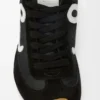 Ballet Runner 2.0 in nylon and calfskin Black/White Ballet Runner 2.0 in nylon and calfskin Black/White