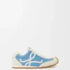 Ballet Runner 2.0 in nylon and calfskin Blue/White/Soft White Ballet Runner 2.0 in nylon and calfskin Blue/White/Soft White