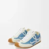 Ballet Runner 2.0 in nylon and calfskin Blue/White/Soft White Ballet Runner 2.0 in nylon and calfskin Blue/White/Soft White