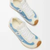 Ballet Runner 2.0 in nylon and calfskin Blue/White/Soft White Ballet Runner 2.0 in nylon and calfskin Blue/White/Soft White