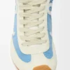 Ballet Runner 2.0 in nylon and calfskin Blue/White/Soft White Ballet Runner 2.0 in nylon and calfskin Blue/White/Soft White