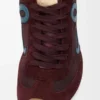 Ballet Runner 2.0 in nylon and calfskin Burgundy/Duck Blue/Dough Ballet Runner 2.0 in nylon and calfskin Burgundy/Duck Blue/Dough