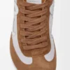 Ballet Runner 2.0 in nylon and calfskin Grey/White/Tan Ballet Runner 2.0 in nylon and calfskin Grey/White/Tan