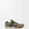 Ballet Runner 2.0 in nylon and calfskin Light Khaki/Black/White Ballet Runner 2.0 in nylon and calfskin Light Khaki/Black/White