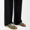 Ballet Runner 2.0 in nylon and calfskin Light Khaki/Black/White Ballet Runner 2.0 in nylon and calfskin Light Khaki/Black/White