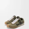 Ballet Runner 2.0 in nylon and calfskin Light Khaki/Black/White Ballet Runner 2.0 in nylon and calfskin Light Khaki/Black/White