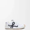 Ballet Runner 2.0 in nylon and calfskin White/Black Ballet Runner 2.0 in nylon and calfskin White/Black