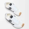 Ballet Runner 2.0 in nylon and calfskin White/Black Ballet Runner 2.0 in nylon and calfskin White/Black