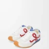 Ballet Runner 2.0 in nylon and calfskin White/Red/Blue Ballet Runner 2.0 in nylon and calfskin White/Red/Blue