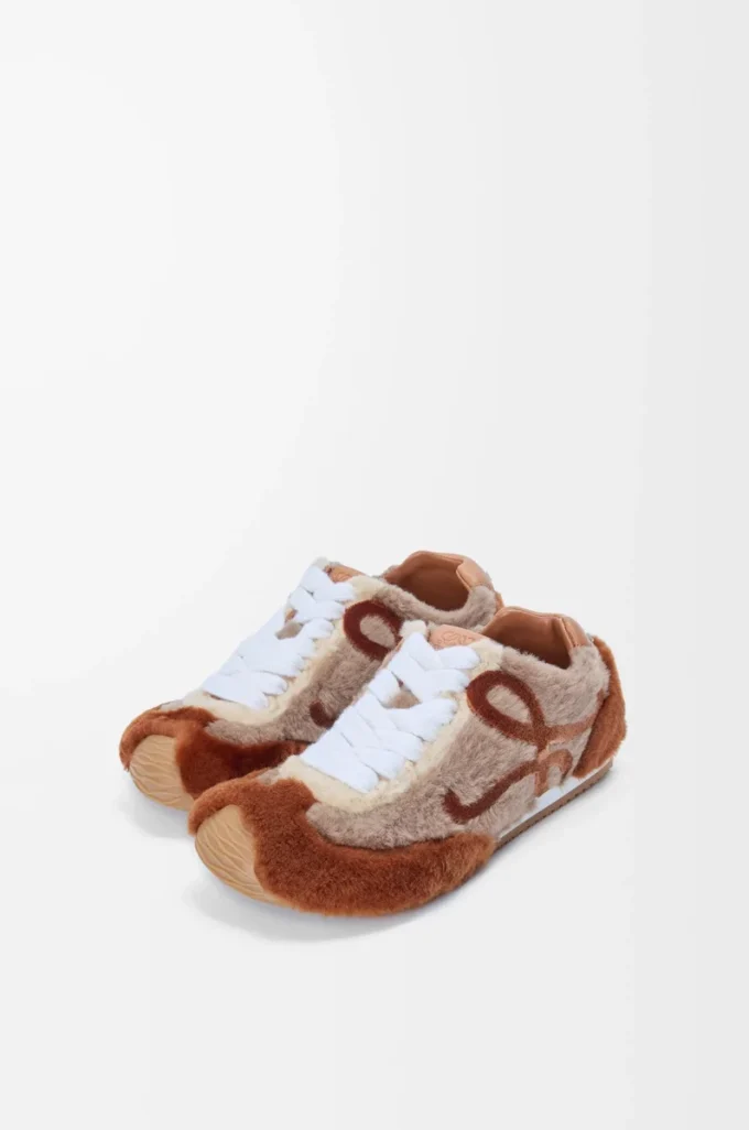 Ballet Runner 2.0 in shearling Tan Multitone Ballet Runner 2.0 in shearling Tan Multitone