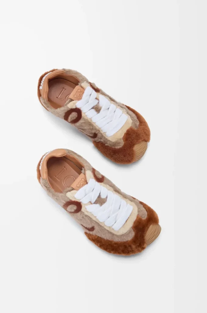 Ballet Runner 2.0 in shearling Tan Multitone Ballet Runner 2.0 in shearling Tan Multitone