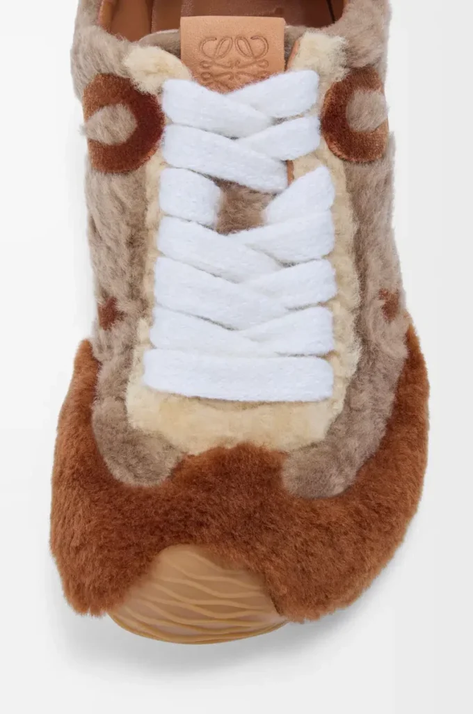 Ballet Runner 2.0 in shearling Tan Multitone Ballet Runner 2.0 in shearling Tan Multitone