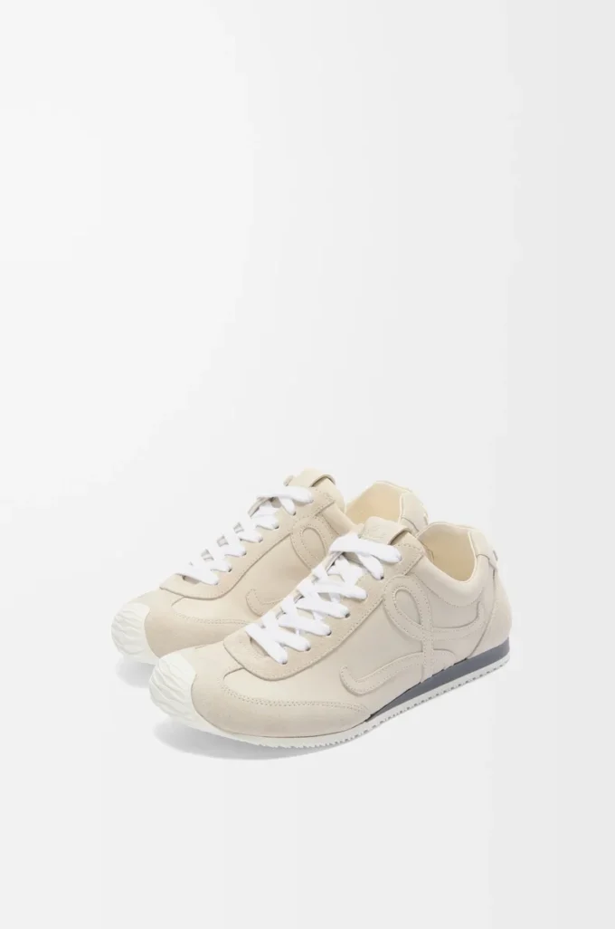 Ballet Runner 2.0 in soft calfskin White Ballet Runner 2.0 in soft calfskin White