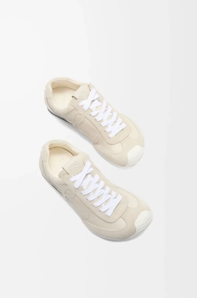 Ballet Runner 2.0 in soft calfskin White Ballet Runner 2.0 in soft calfskin White