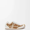 Ballet Runner 2.0 in suede and shearling Tan/White Ballet Runner 2.0 in suede and shearling Tan/White