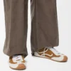 Ballet Runner 2.0 in suede and shearling Tan/White Ballet Runner 2.0 in suede and shearling Tan/White