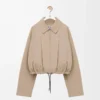 Balloon jacket in cotton Beige Balloon jacket in cotton Beige