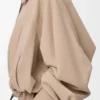 Balloon jacket in cotton Beige Balloon jacket in cotton Beige