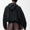 Balloon jacket in cupro blend Black Balloon jacket in cupro blend Black
