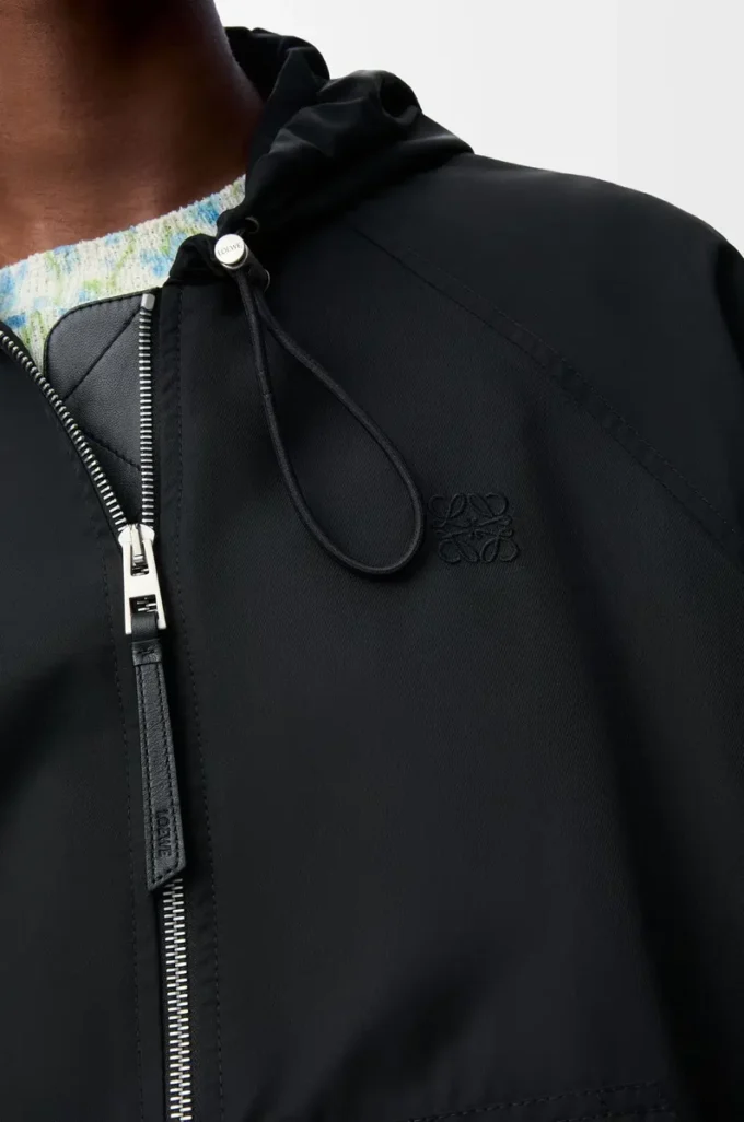 Balloon jacket in cupro blend Black Balloon jacket in cupro blend Black